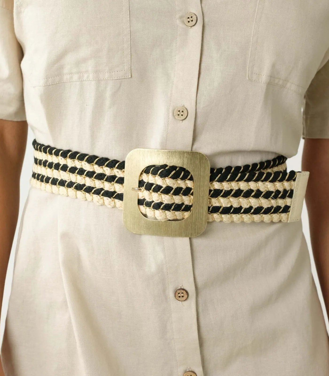 New ROLANDA - Tweekleurige damesriem DAMES Riemen