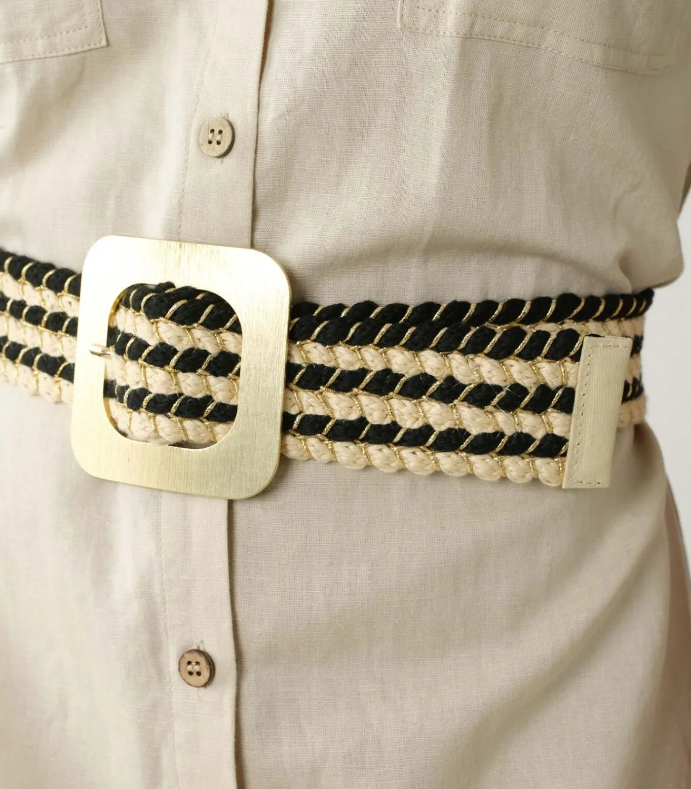 New ROLANDA - Tweekleurige damesriem DAMES Riemen