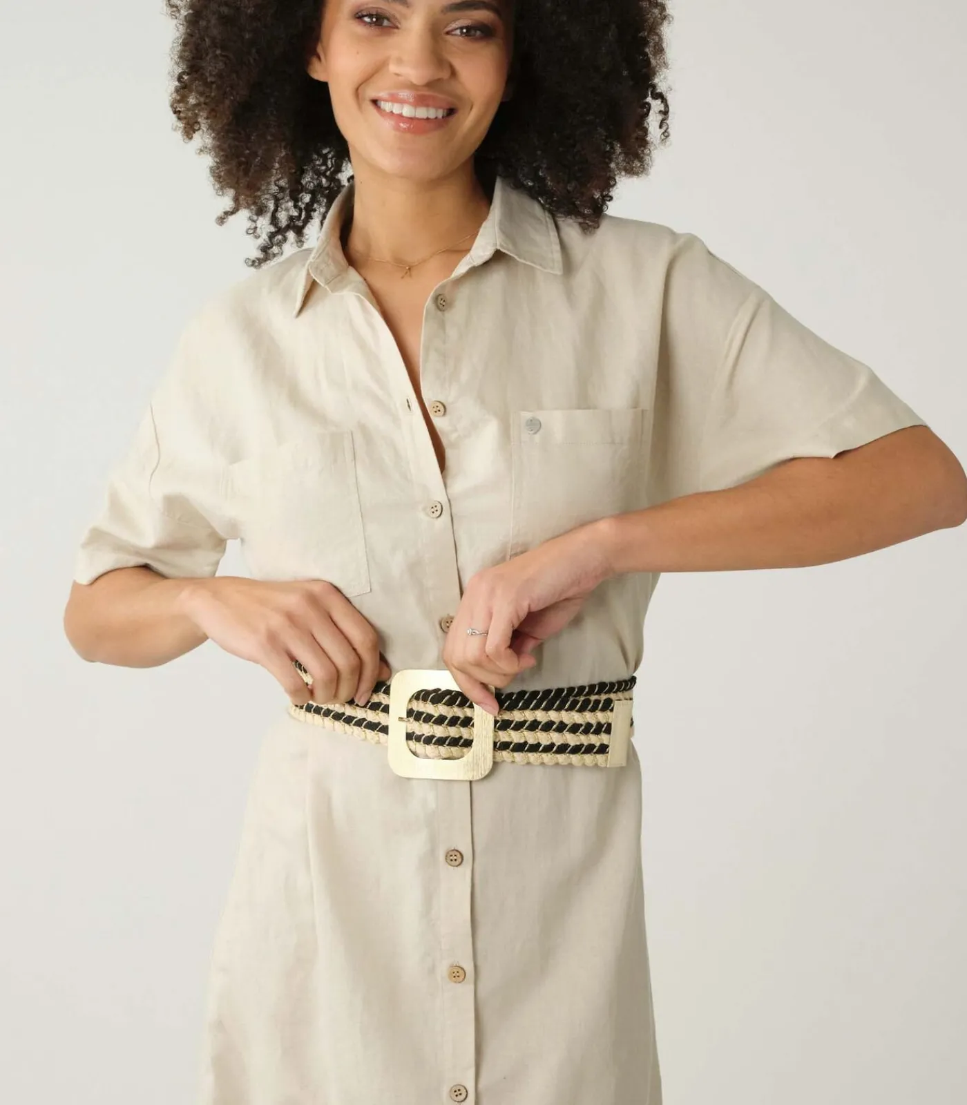 New ROLANDA - Tweekleurige damesriem DAMES Riemen