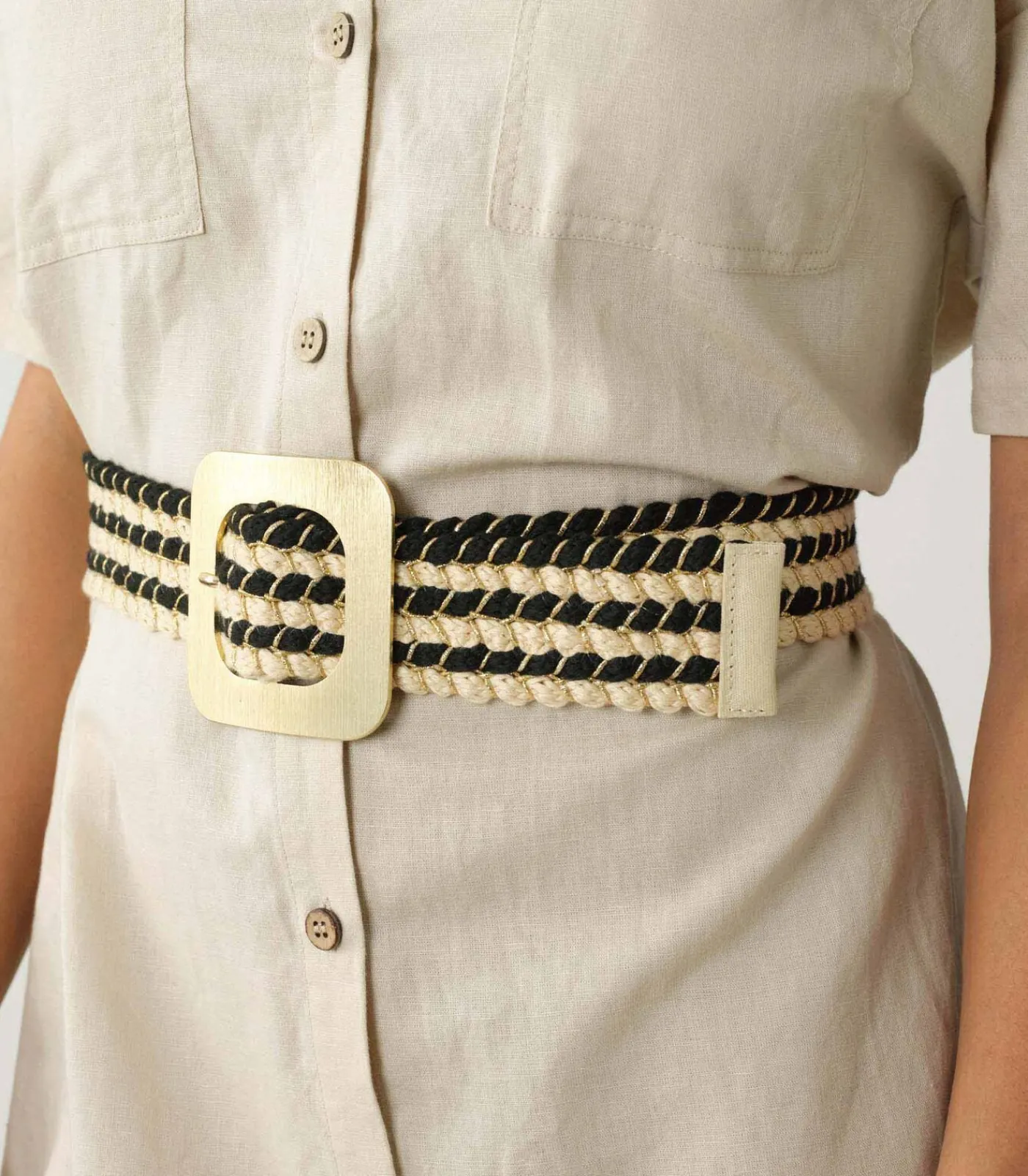 New ROLANDA - Tweekleurige damesriem DAMES Riemen