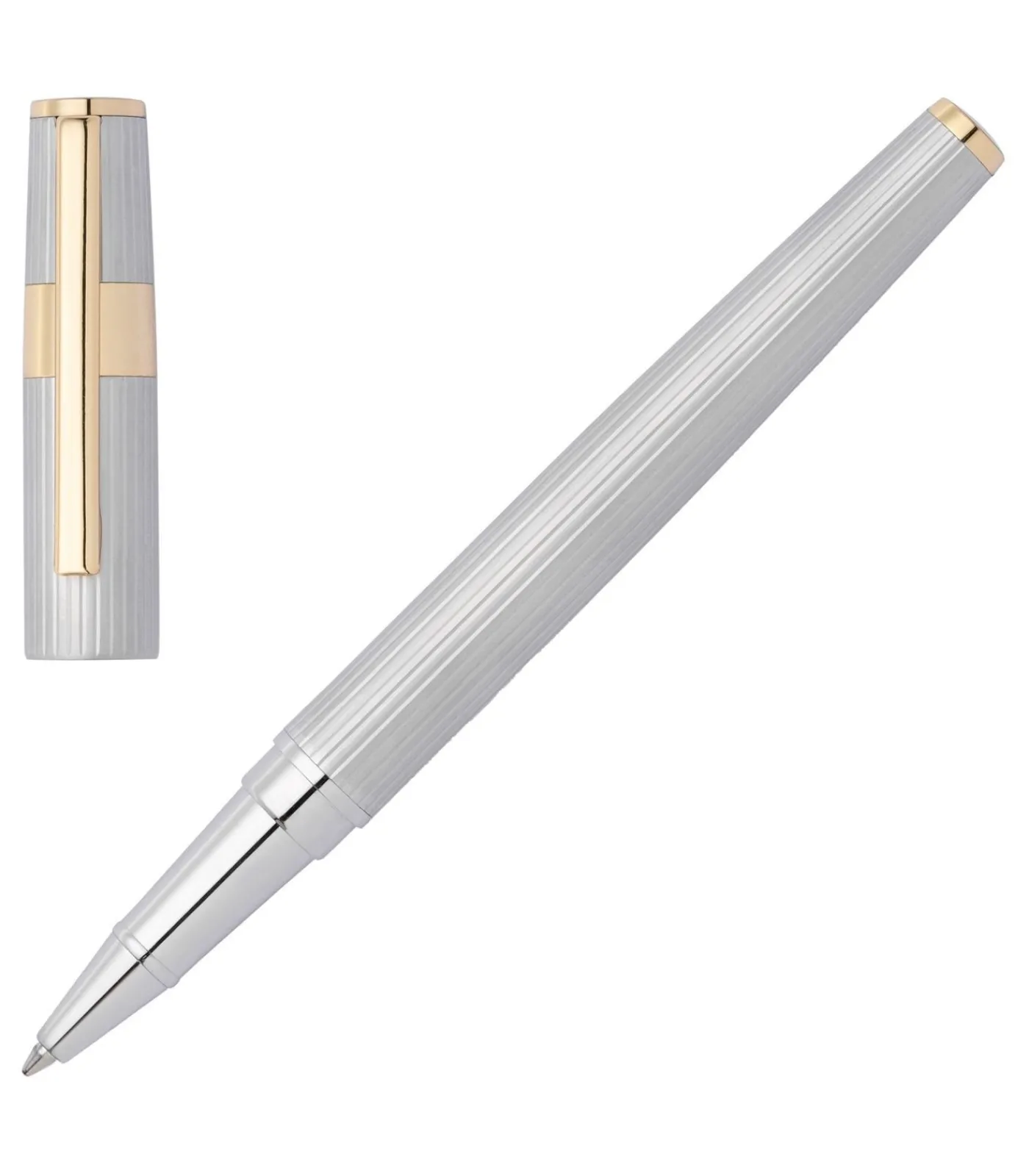 Rollerpen Gear Pinstripe Silver / Gold Pennen & Potloden