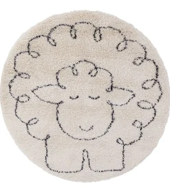 Kinderen AFKliving Rond kindertapijt PETIT MOUTON