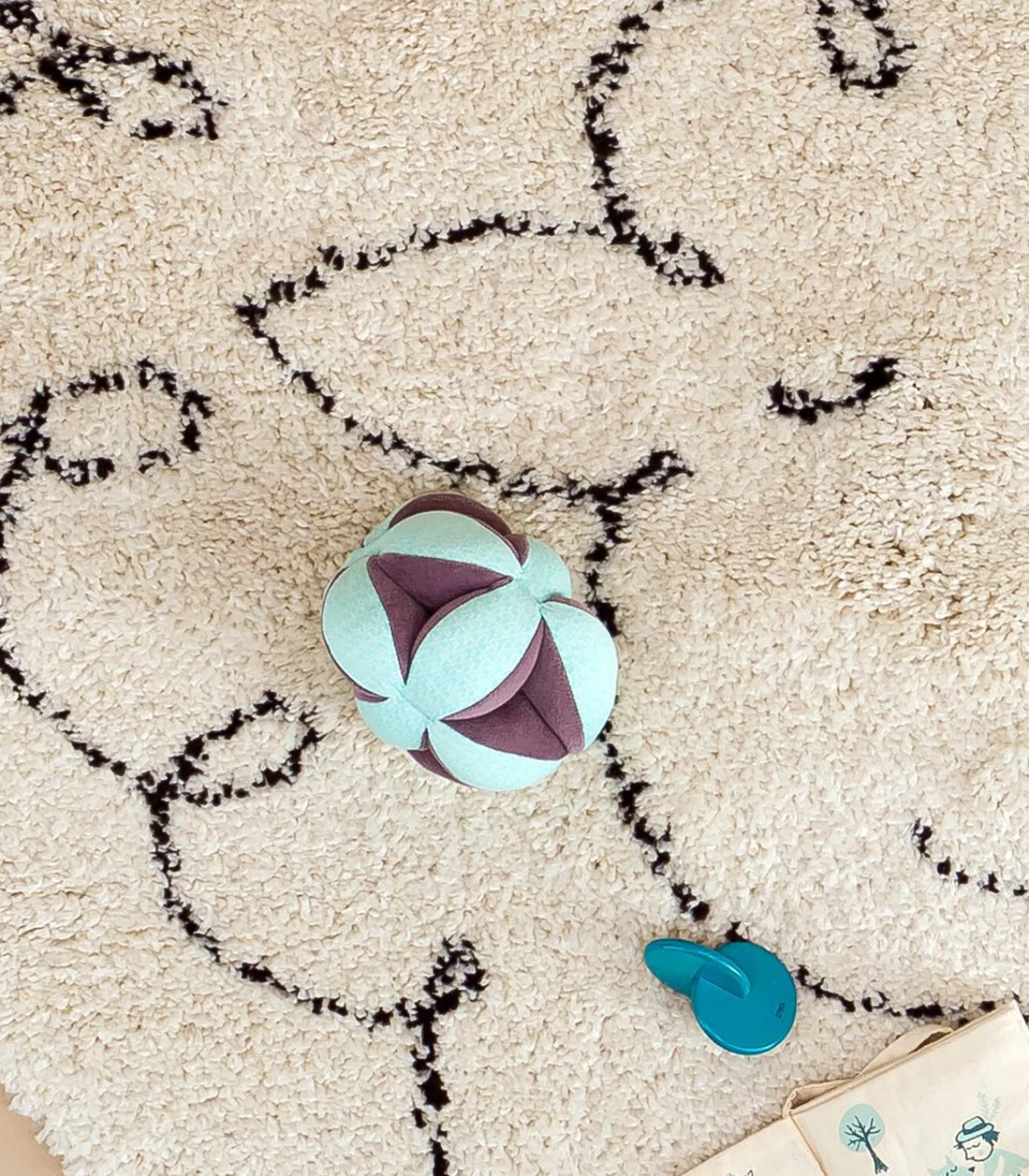 Kinderen AFKliving Rond kindertapijt PETIT MOUTON