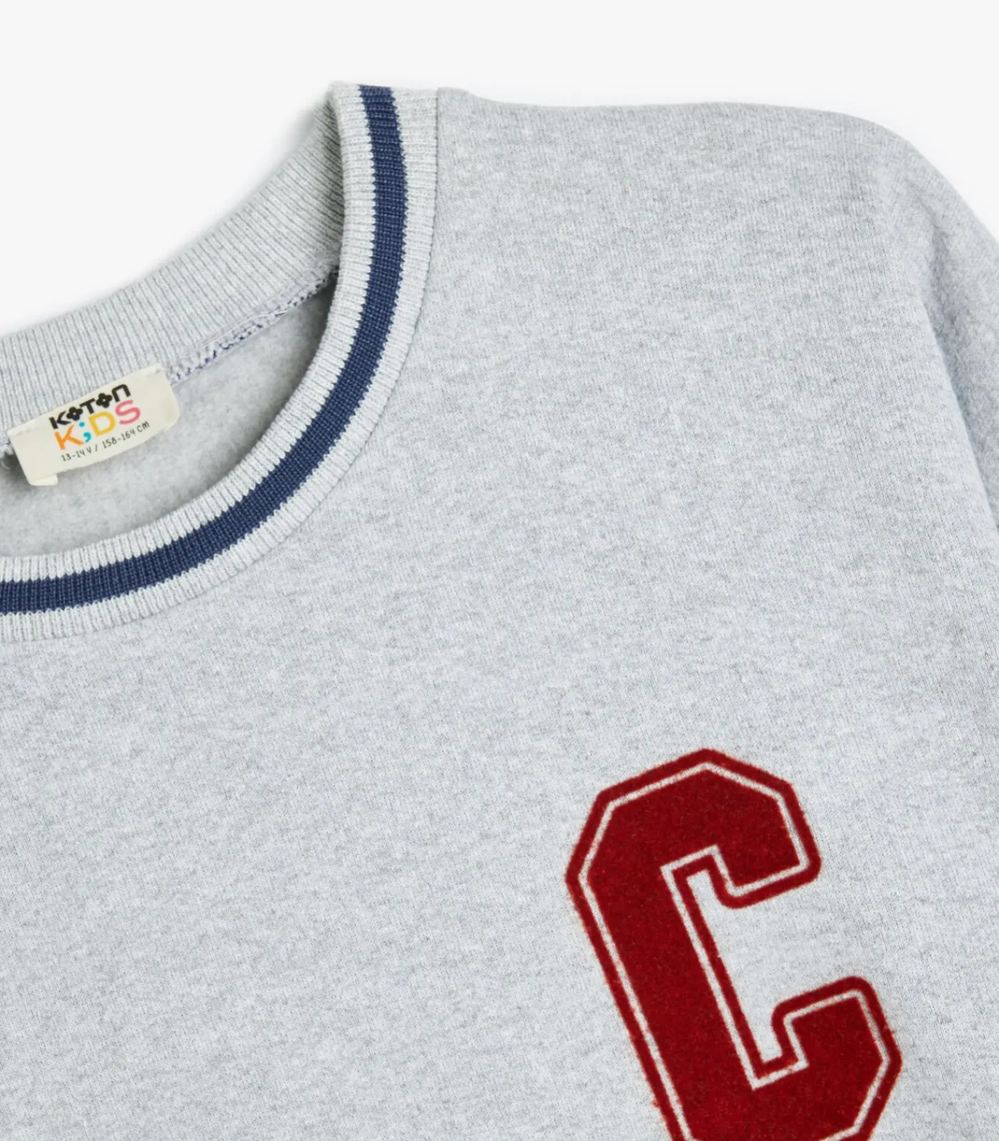 Hot Ronde kraag Applique Gedetailleerd Sweatshirt Kinderen Truien & Vesten