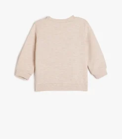 Best Ronde kraag Applique Gedetailleerd Sweatshirt Kinderen Truien & Vesten