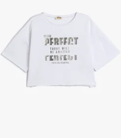 Kinderen Koton Ronde kraag Korte mouw T-shirt