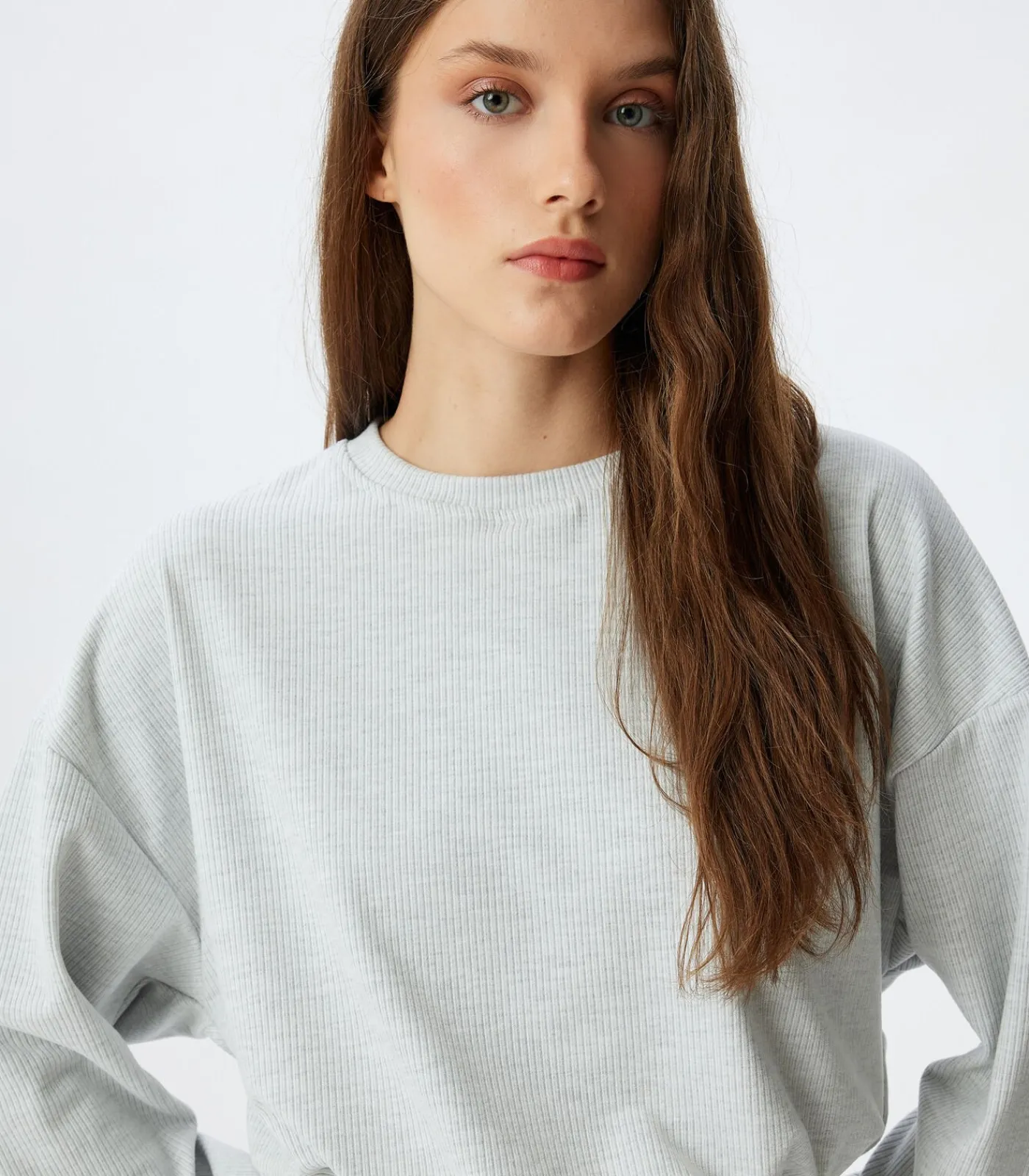 Discount Ronde kraag Lange mouw Pyjama'S Gebreide Top DAMES Loungewear