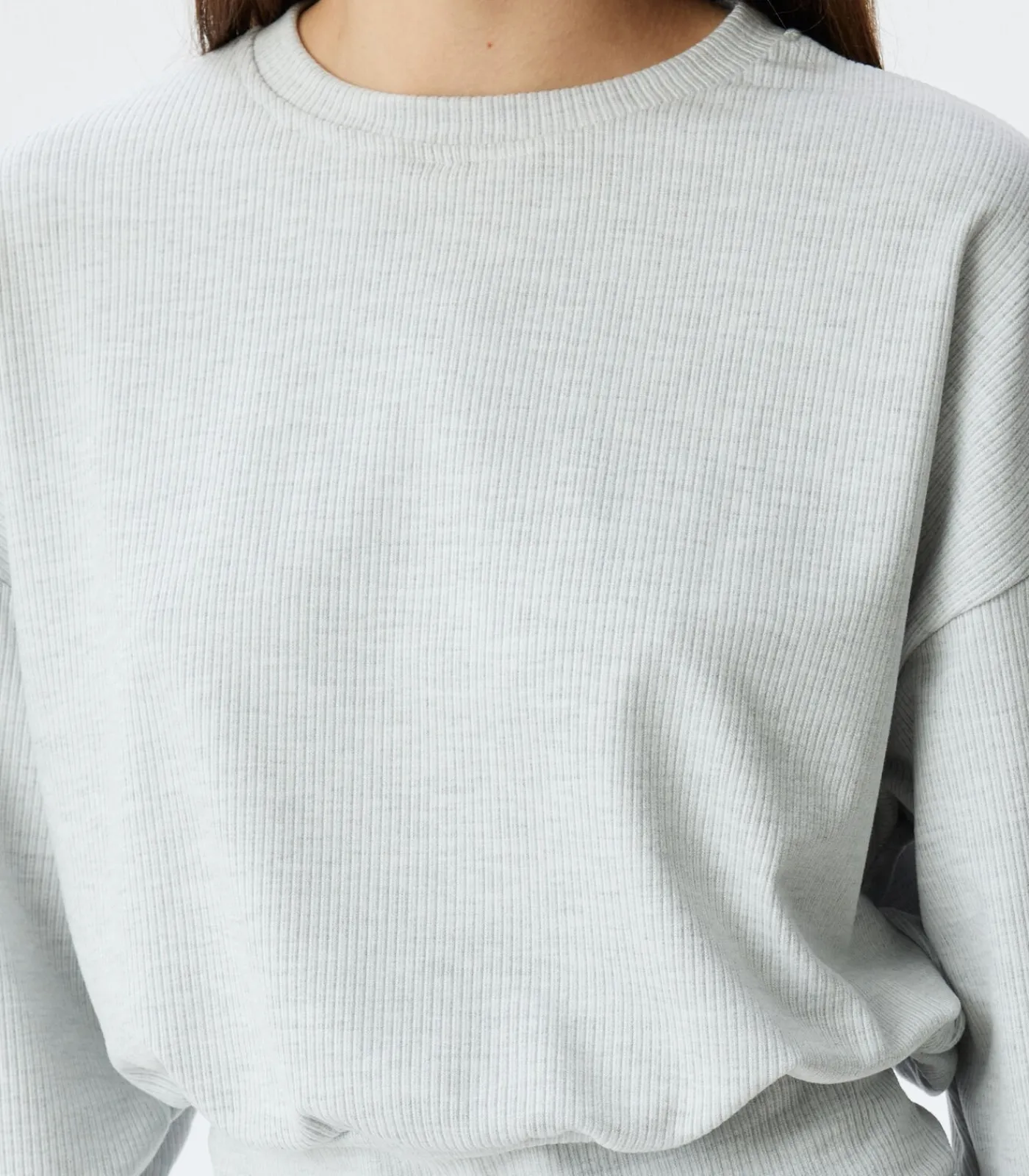 Discount Ronde kraag Lange mouw Pyjama'S Gebreide Top DAMES Loungewear