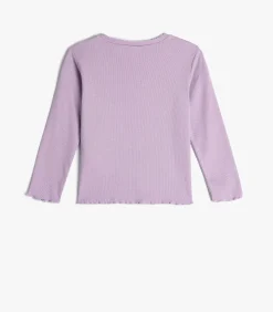 Kinderen Koton Ronde kraag Lange mouw T-shirt