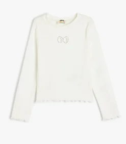 Kinderen Koton Ronde kraag Lange mouw T-shirt