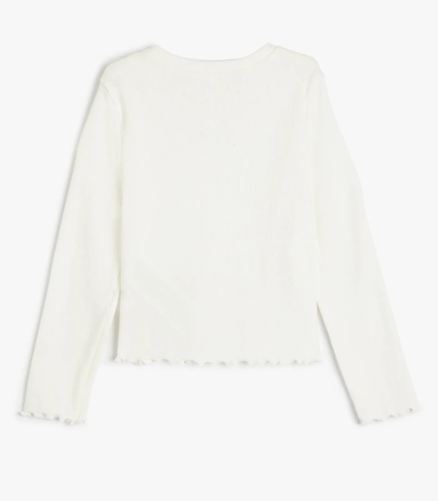 Kinderen Koton Ronde kraag Lange mouw T-shirt