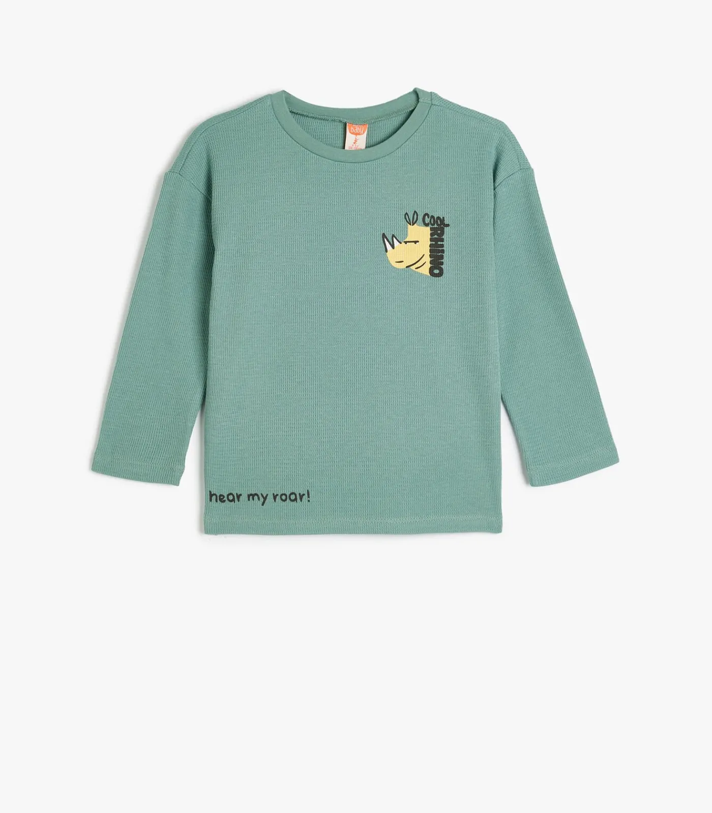 Kinderen Koton Ronde kraag Lange mouw T-shirt