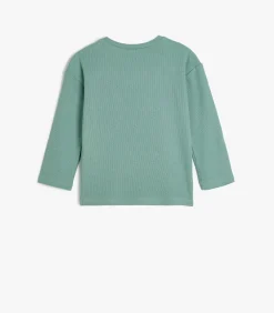 Kinderen Koton Ronde kraag Lange mouw T-shirt