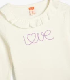 Kinderen Koton Ronde kraag Lange mouw T-shirt