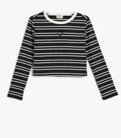 Clearance Ronde kraag Lange mouw T-shirt Kinderen Tops