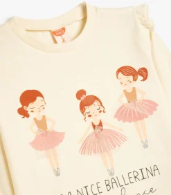 Kinderen Koton Ronde kraag Lange mouw T-shirt