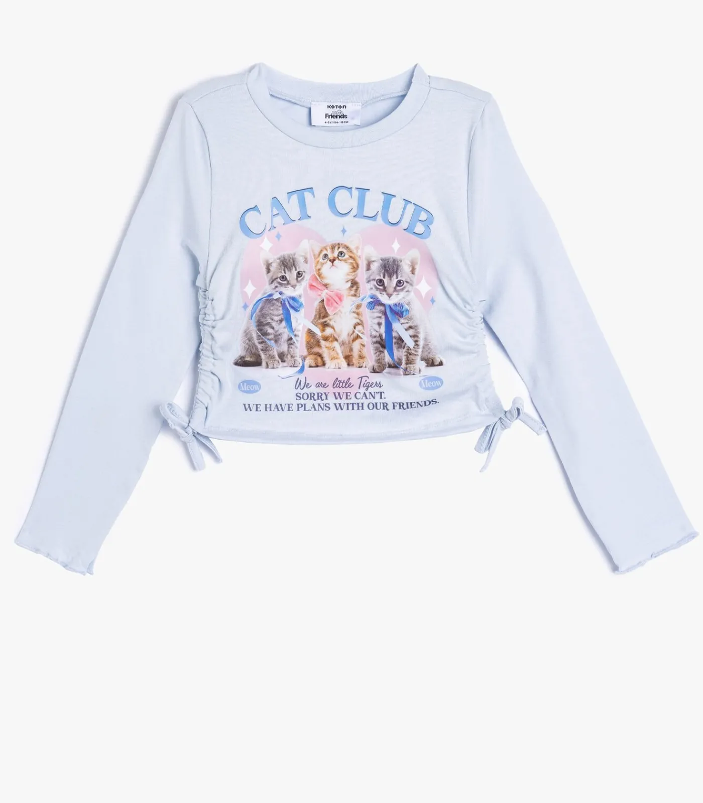 Kinderen Koton Ronde kraag Lange mouw T-shirt