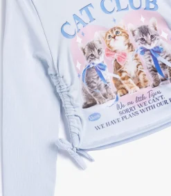 Kinderen Koton Ronde kraag Lange mouw T-shirt