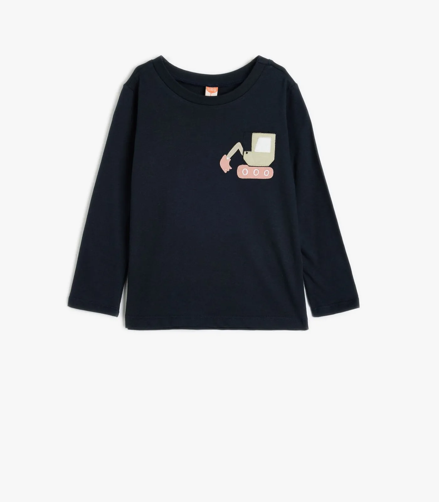 Kinderen Koton Ronde kraag Lange mouw T-shirt