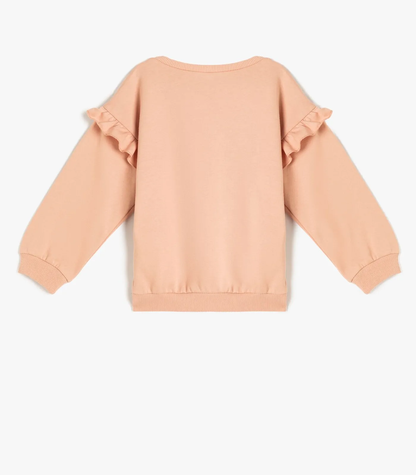 Kinderen Koton Ronde kraag Ruches Gedetailleerd Sweatshirt