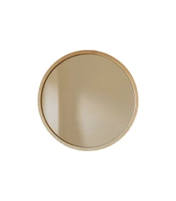 Tikamoon Ronde massief eiken spiegel 50x50 Fanie