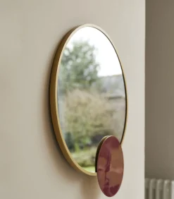 Sale Ronde stalen spiegel 60 cm Tom Spiegels