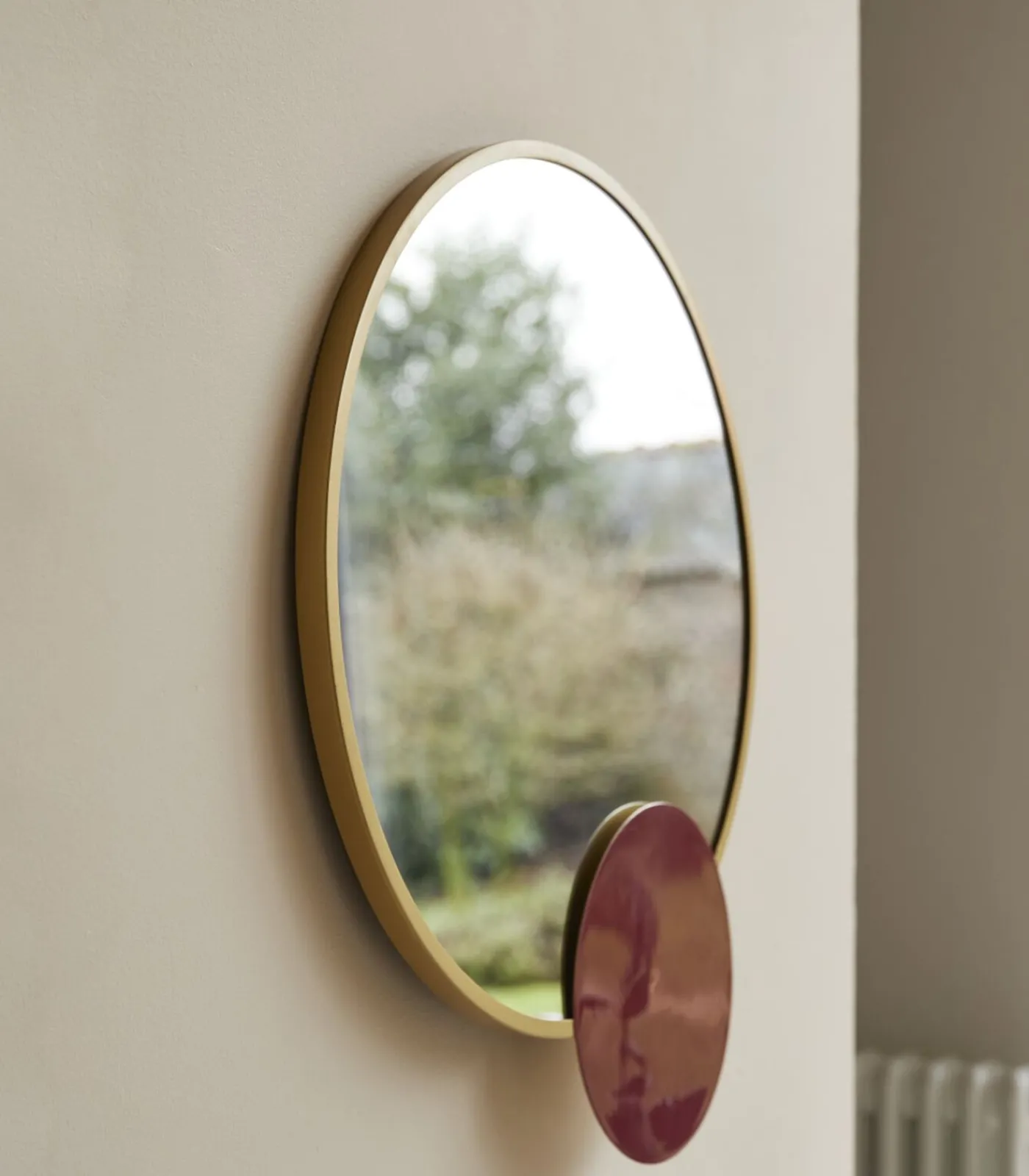 Sale Ronde stalen spiegel 60 cm Tom Spiegels