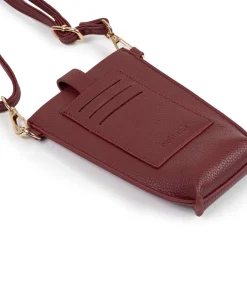 Rood damestelefoonhoesje DAMES Tassen