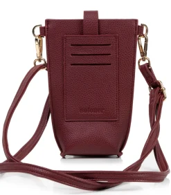 Rood damestelefoonhoesje DAMES Tassen