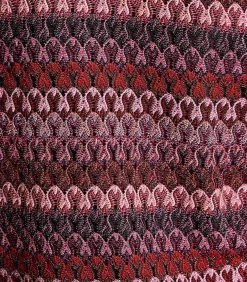 DAMES La Fée Maraboutée Rood gehaakt T-shirt met lange mouwen