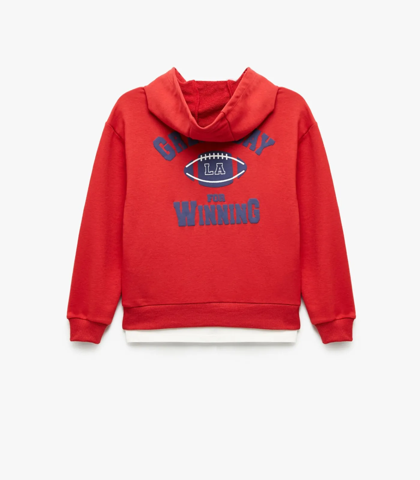 Hot Rood Jongens Sweatshirt Lange Mouwen Kapuchon Kinderen Truien & Vesten