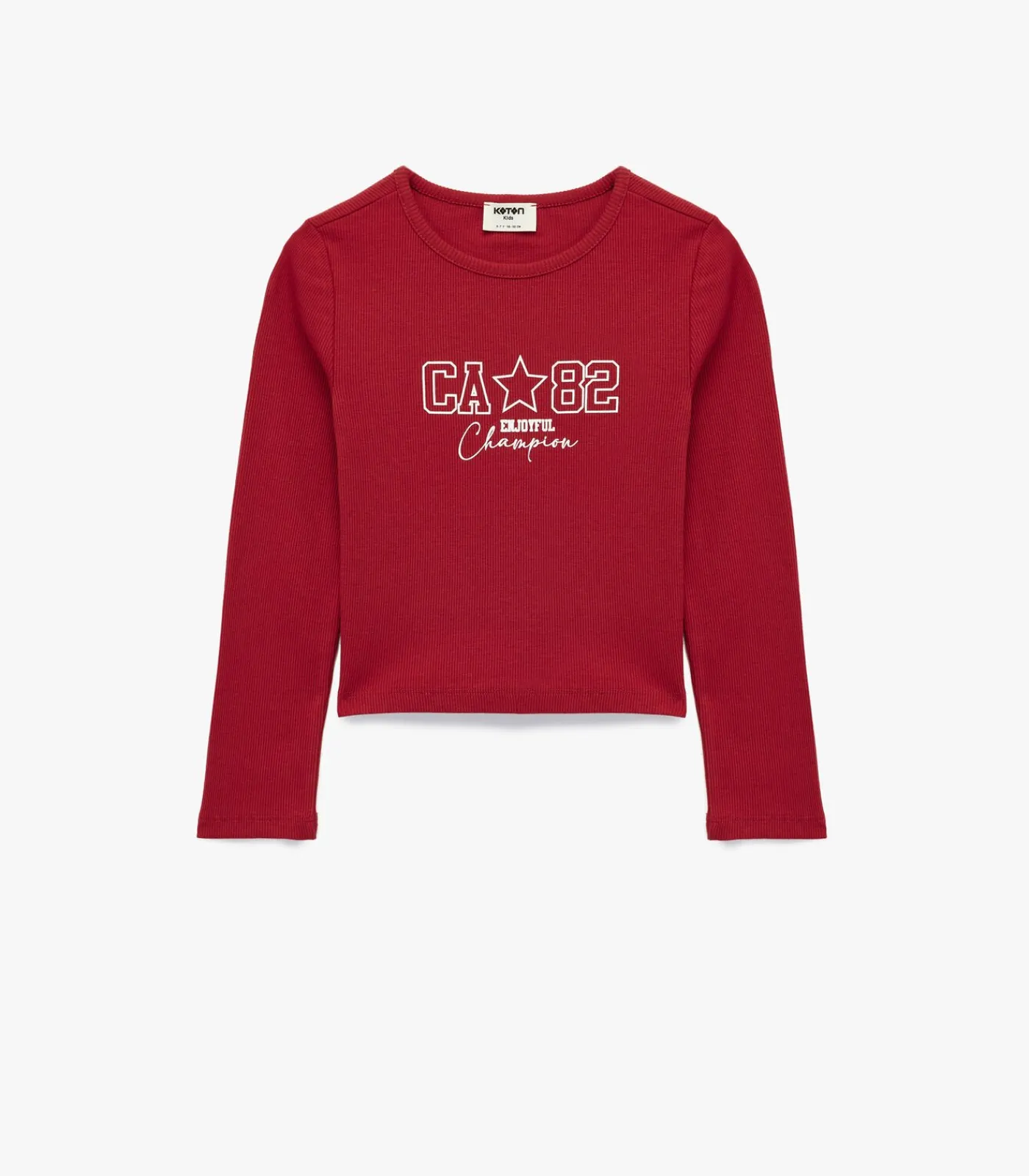 Clearance Rood Kinder T-shirt Langemouwen Kinderen Tops