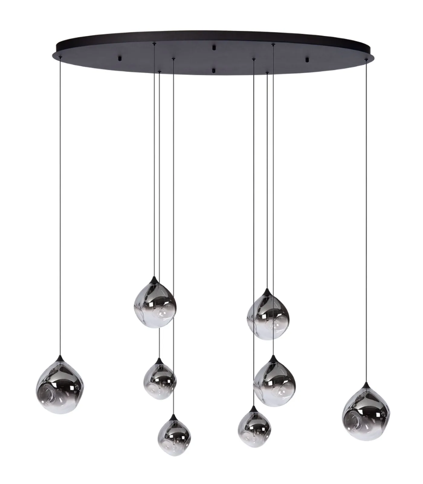 Rosado 8 - Hanglamp - Zwart Hanglampen