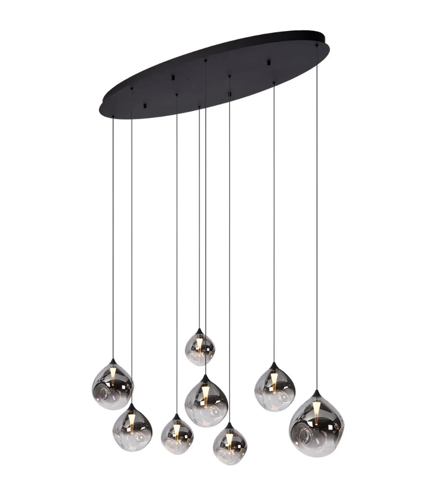Rosado 8 - Hanglamp - Zwart Hanglampen