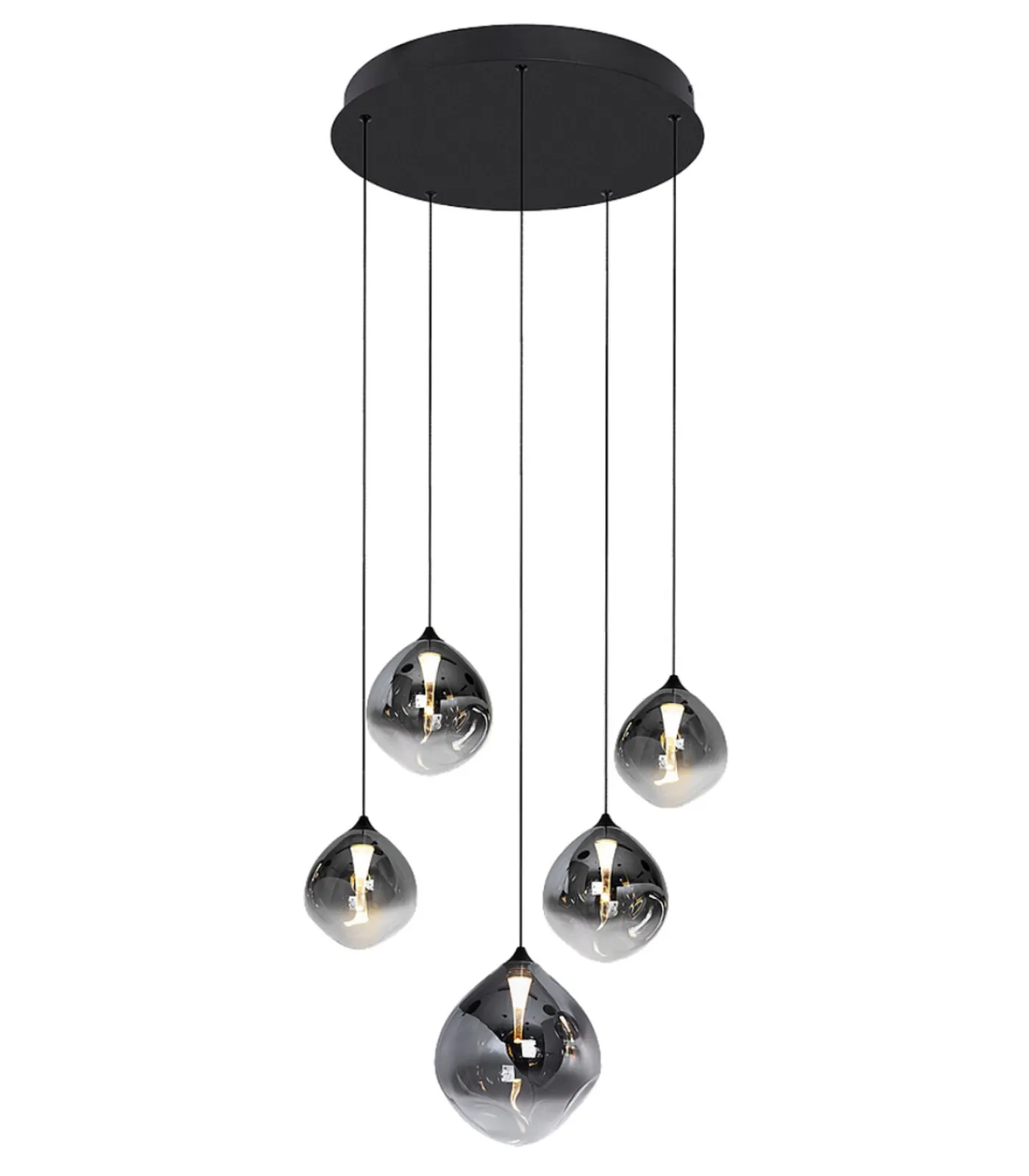 Atmooz Rosado - Hanglamp - Grijs Glas