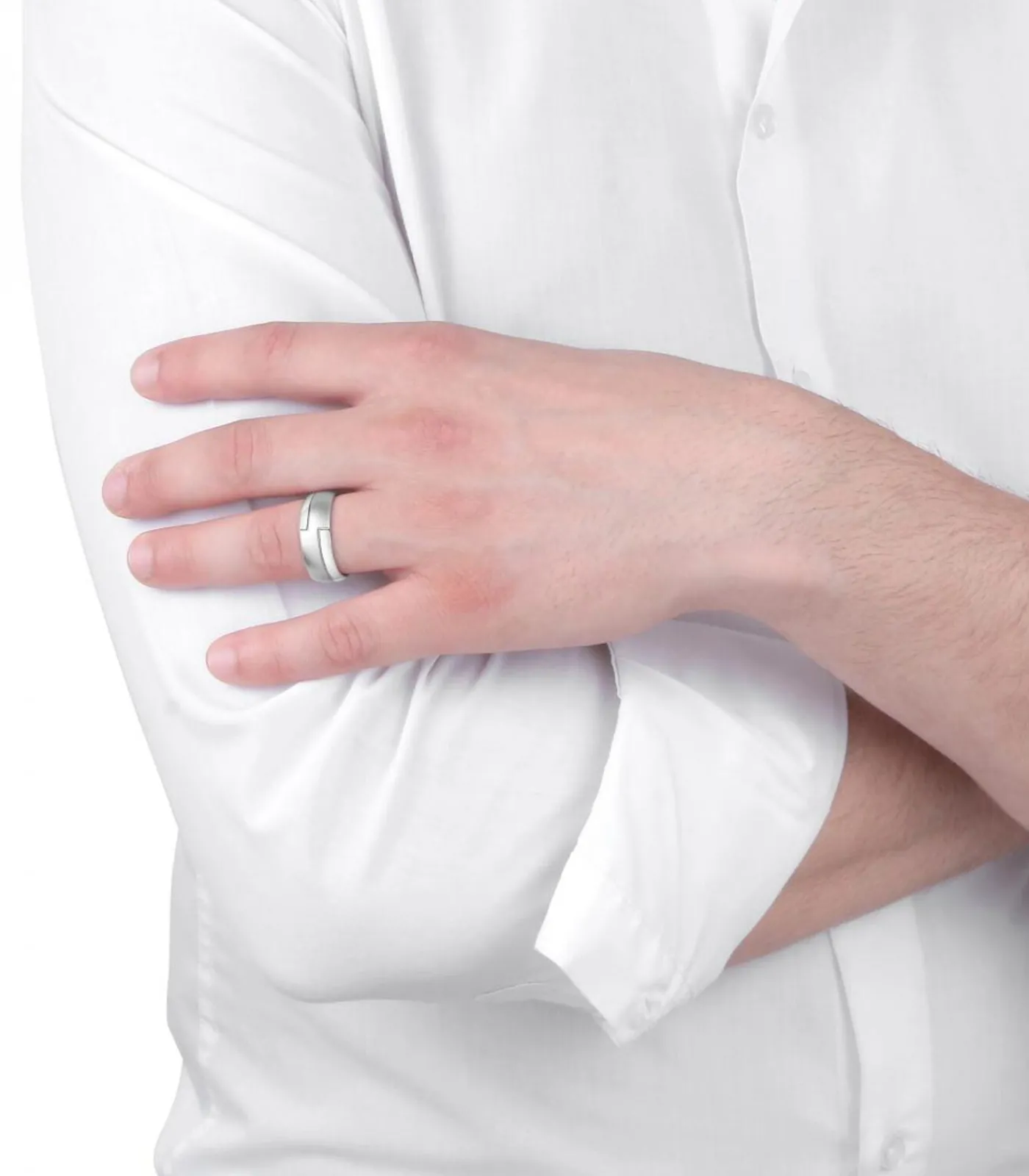 Heren Bluespirit ROW stalen ring - SACX100