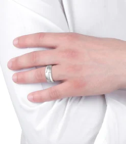 Heren Bluespirit ROW stalen ring - SACX100