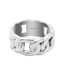 Best Roxane" Verzilverd Stalen Kettingring - BJ09A3103 DAMES Ringen