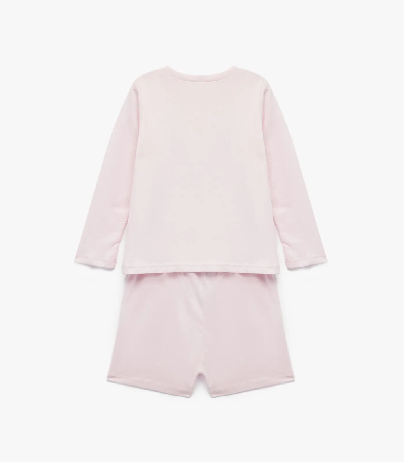 Kinderen Koton Roze Babyshort Elastische Taille Katoen