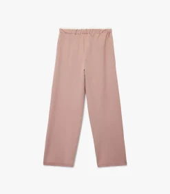 Kinderen Koton Roze Meisjesbroek Hoge Taille Wijde Pijpen