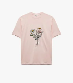 DAMES Koton Roze T-shirt Korte Mouwen Bloemenprint