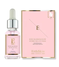 Hot Rozenbloesem Glow Gezichtsolie + Oogkussentjes Gezicht Sets