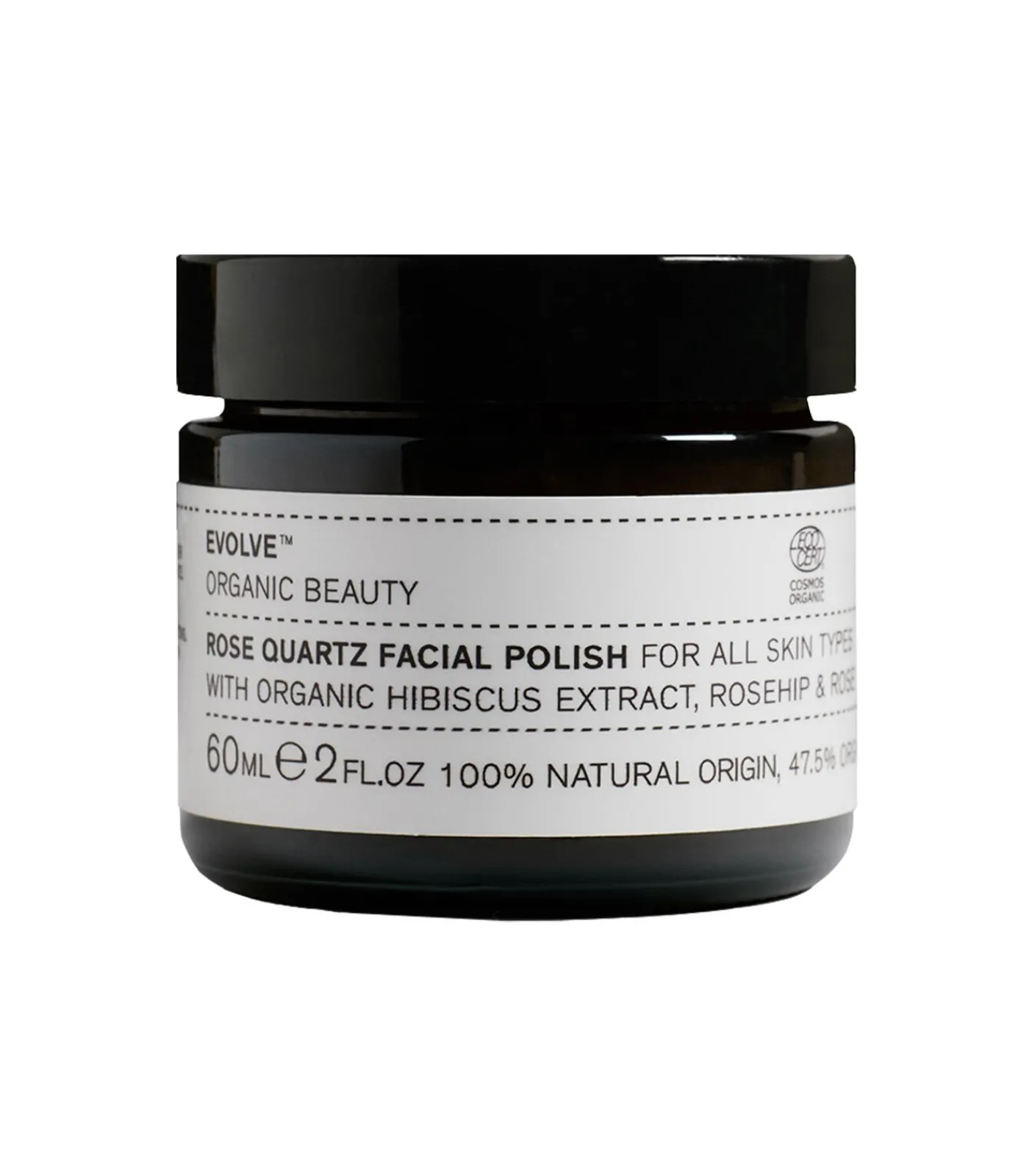 Evolve Organic Rozenkwarts Gezichtsscrub