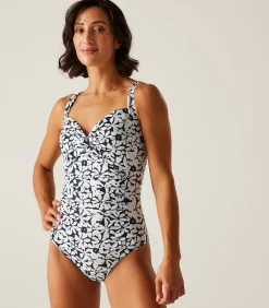 DAMES Regatta SAKARI - Badpak Uit Één Stuk - Marineblauw