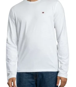 Heren NAPAPIJRI Salis T-Shirt Met Lange Mouwen