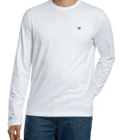 Heren NAPAPIJRI Salis T-Shirt Met Lange Mouwen