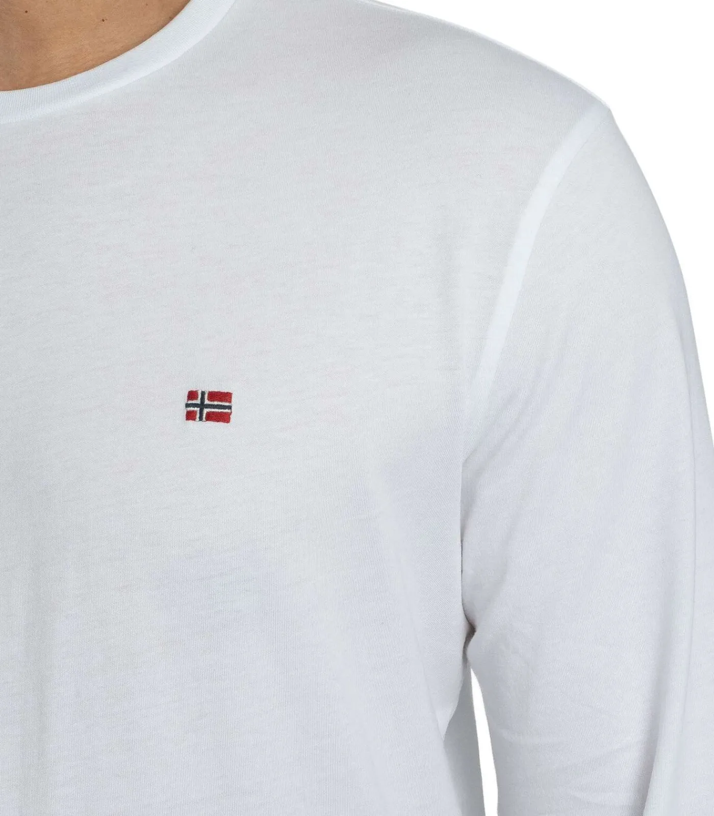 Heren NAPAPIJRI Salis T-Shirt Met Lange Mouwen