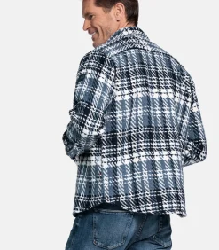 New Salmari Visgraat Wolmix Overshirt - Heren Jassen