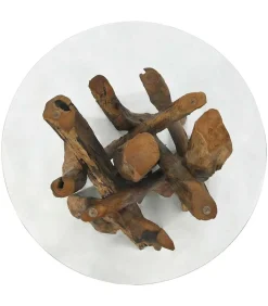 New Salontafel 60 cm massief teak drijfhout Tafels