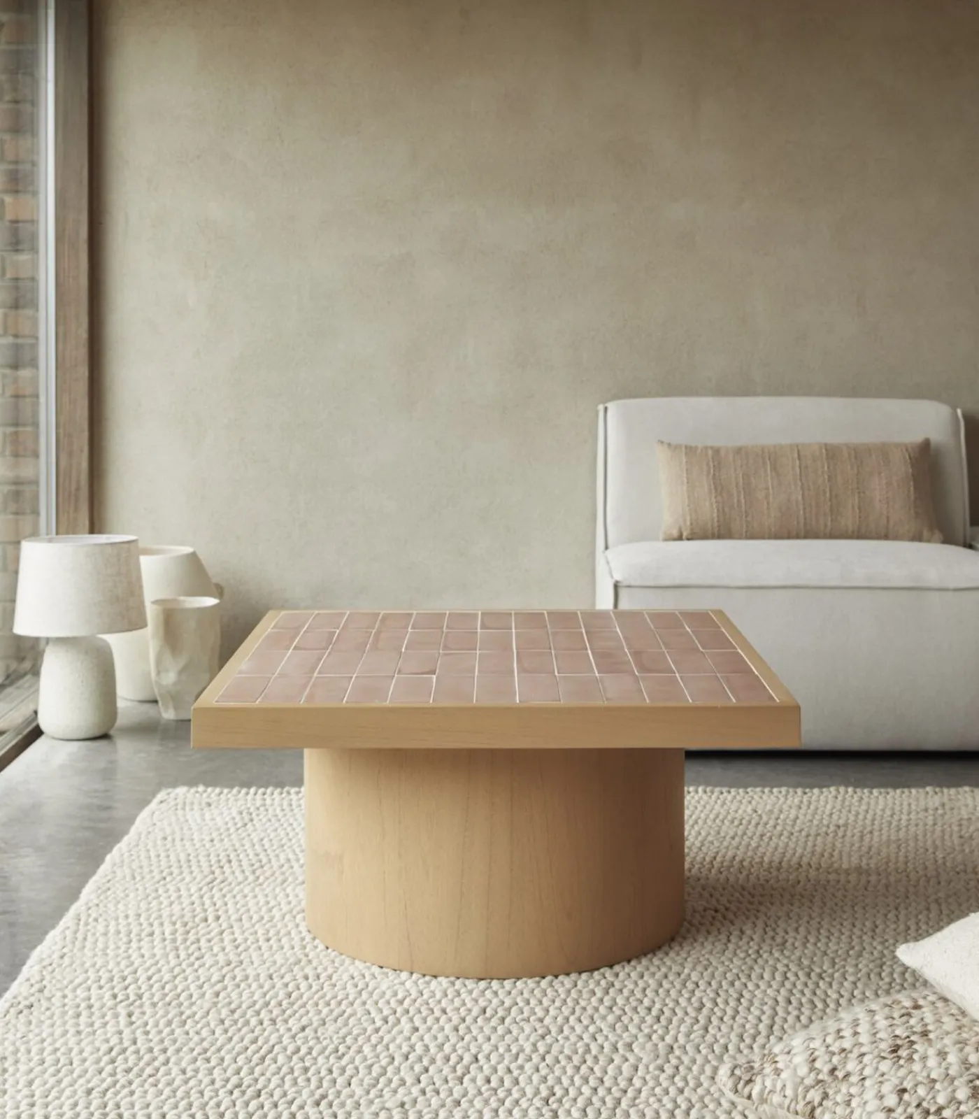 Tikamoon Salontafel in mindihout 85